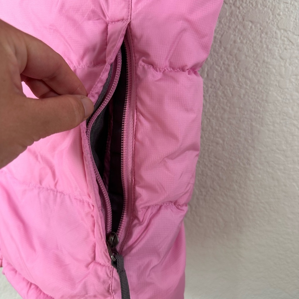 The North Face Nuptse 700 Down Puffer Vest Pink Womens Small S/P Goose Down Fill - Picture 4 of 7